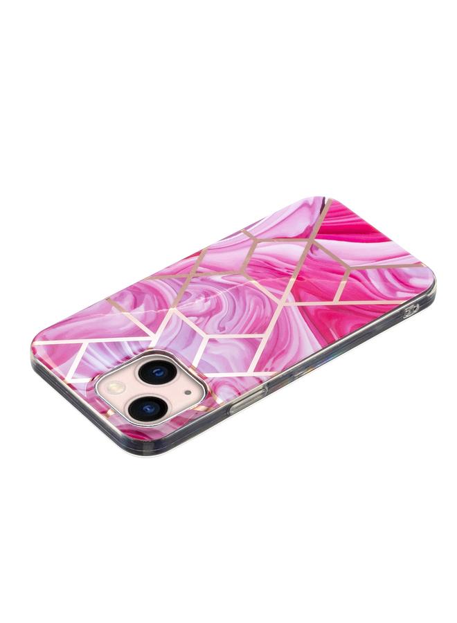 Zaboon Case For iPhone 13 Electroplated Marble Pattern TPU Phone Case - Image 4