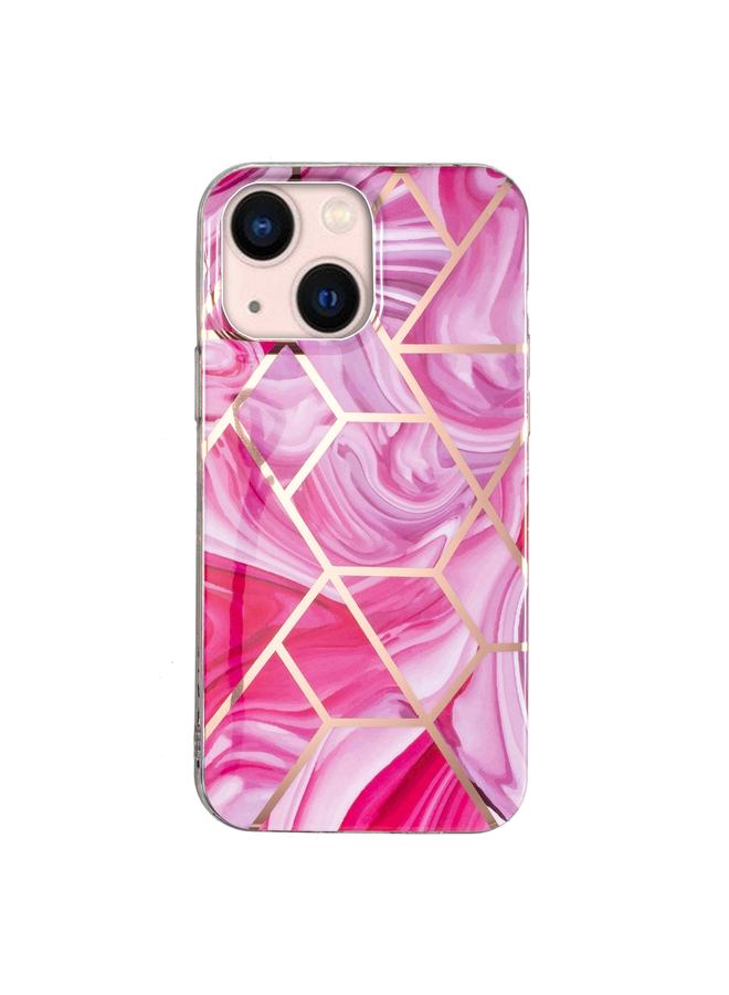 Zaboon Case For iPhone 13 Electroplated Marble Pattern TPU Phone Case - Image 2