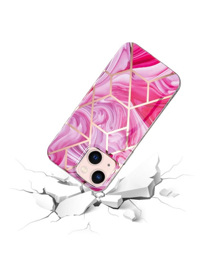 Zaboon Case For iPhone 13 Electroplated Marble Pattern TPU Phone Case - Image 5