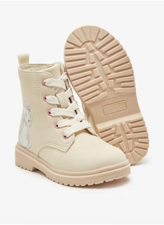 Disney Marie Cat Print Ankle Boots with Lace-Up Closure  - Image 4