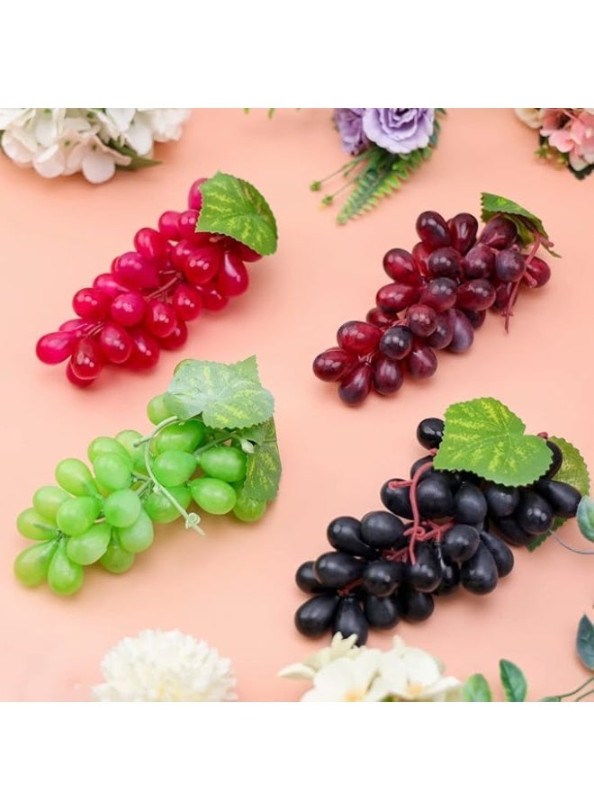 LATIFA 2Pcs Green  Artificial Decorative Fruit Grapes Simulation - Image 2