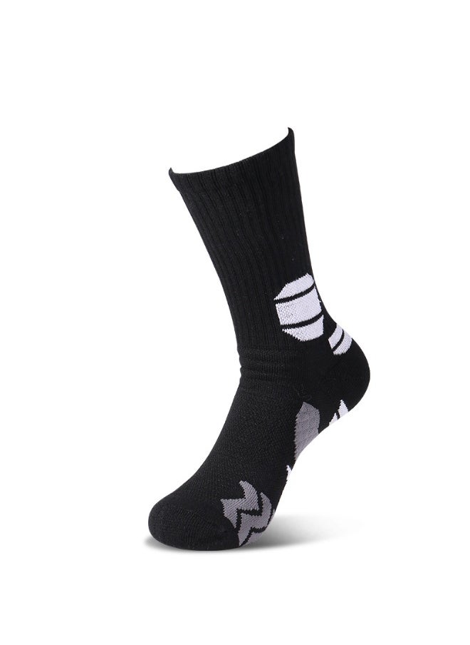 KUYING Fashion Anti Slip Breathable Sports Socks Five Piece Set 