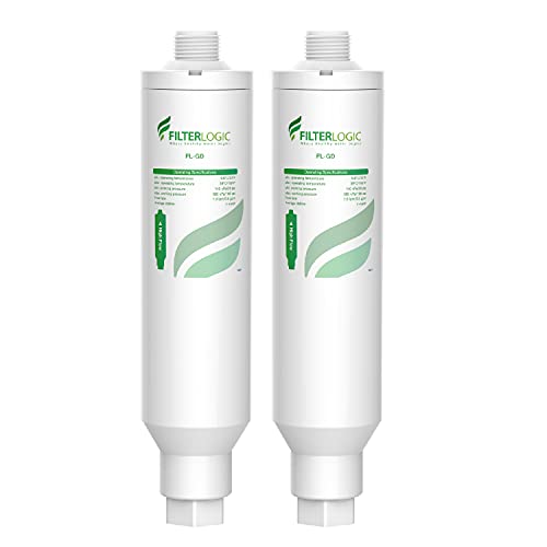Filterlogic Garden Hose Water Filter, Compatible with Mist Cooling System, Improve Plants Health, Reduces Chlorine, Odor, Ideal for Gardening and Pets, Pack of 2 - Image 1