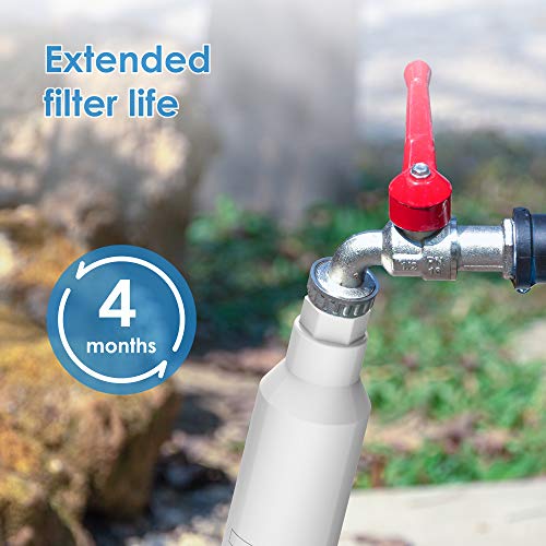 Filterlogic Garden Hose Water Filter, Compatible with Mist Cooling System, Improve Plants Health, Reduces Chlorine, Odor, Ideal for Gardening and Pets, Pack of 2 - Image 3