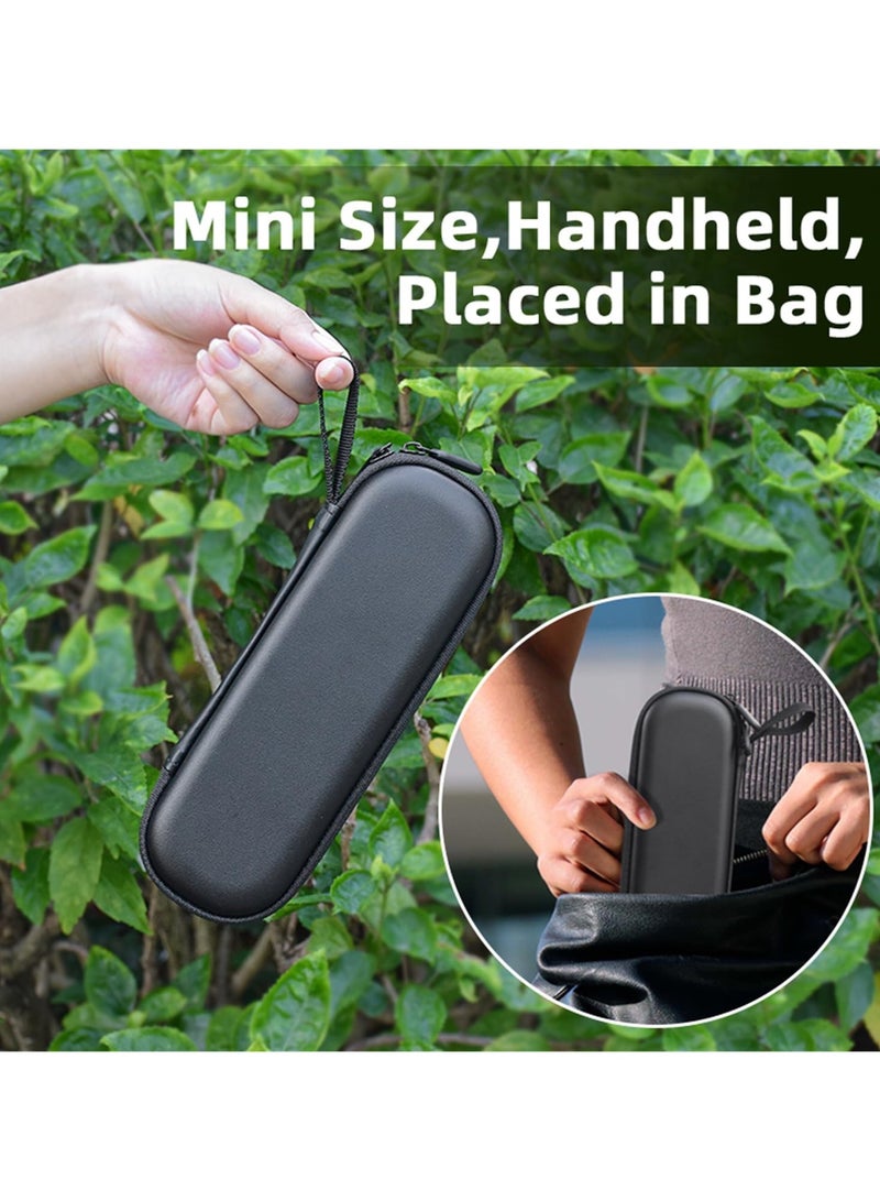 Carrying Case for DJI Osmo Pocket 3, Portable PU Leather Storage Case Protective Bag for DJI Osmo Pocket 3 Accessories (Black) - Image 5