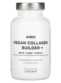 Codeage Amen Vegan Collagen Builder+ 30 Vegetable Capsules 