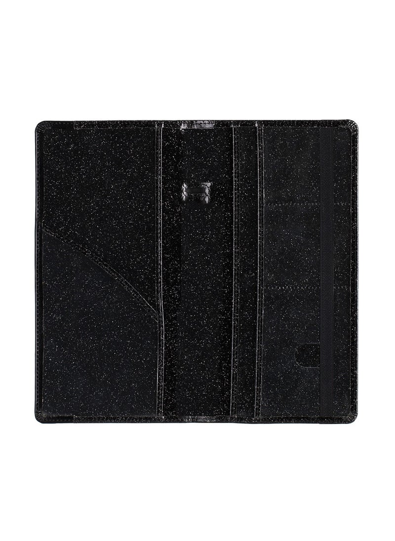 SYOSI Car ID Protective Case, Car Registration and Insurance Holder, Leather Vehicle Organizer for Driver's License, ID, Key Information Cards with Elastic Band Closure, Black  - Image 5