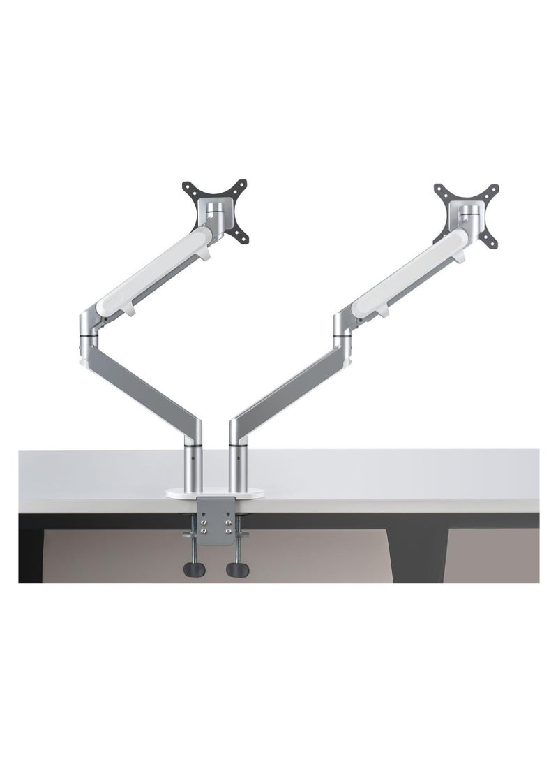 ELTRAZONE ذراع شاشة LCD بزنبرك غاز مفرد وحامل شاشة مكتبي VESA للشاشات من 10" إلى 30": ميل لأعلى 90° / لأسفل 85°، دوران لليسار/اليمين 180°، دوران 360° - Image 2