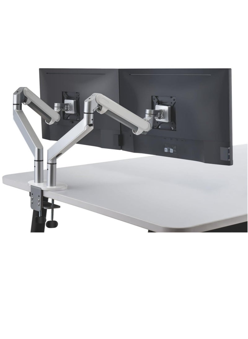 ELTRAZONE ذراع شاشة LCD بزنبرك غاز مفرد وحامل شاشة مكتبي VESA للشاشات من 10" إلى 30": ميل لأعلى 90° / لأسفل 85°، دوران لليسار/اليمين 180°، دوران 360° - Image 4