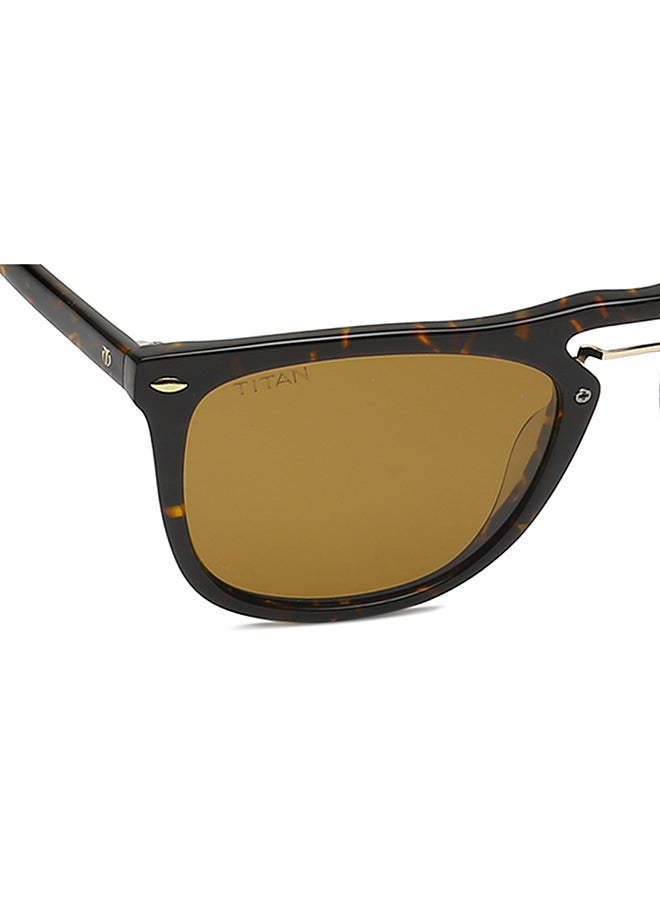 Titan Wayfarer Men Sunglasses-GC335BR2PV - Image 5