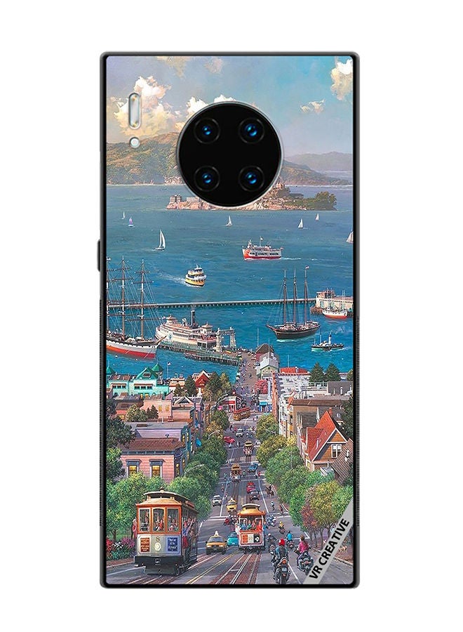 VR CREATIVE Protective Case Cover For Huawei Mate 30 Pro Park West Gallery Design Multicolour - Image 1
