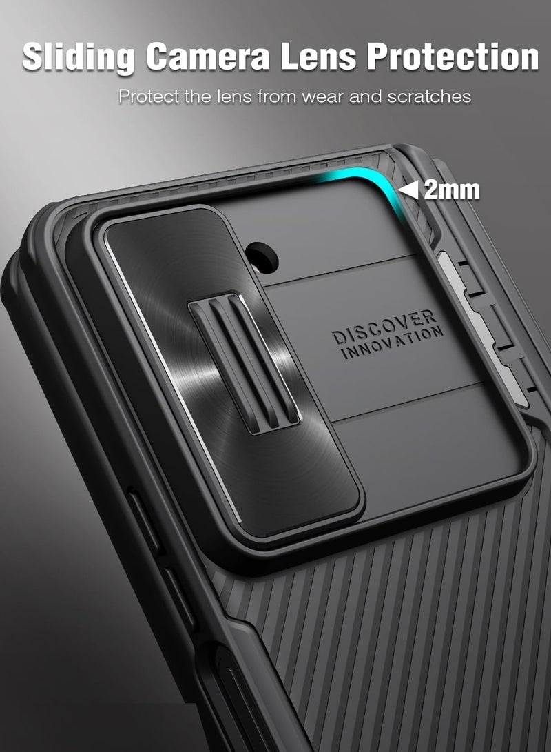 Nillkin Samsung Galaxy Z Fold 5 Case with S Pen Holder, Hidden Metal Kickstand & Slide Camera Cover & Hinge Protection, Slim Fit Case Full Body Protective Phone Case for Galaxy Z Fold 5  - Image 2