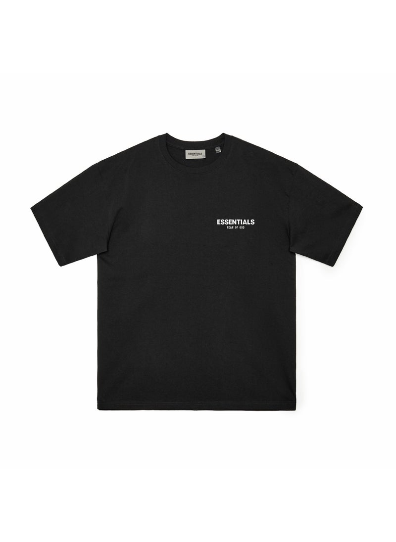 Generic - EssentialsZone Basic Logo Tee Oversize Black is too big - Image 1