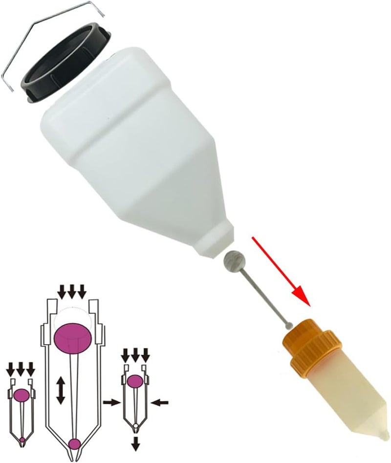 vitasunhow Reusable Sauce Control Nozzle Dispenser - BPA-Free Silicone, Precise Pouring for Ketchup/Mayo/Mustard (Home & Kitchen Use) - Image 3