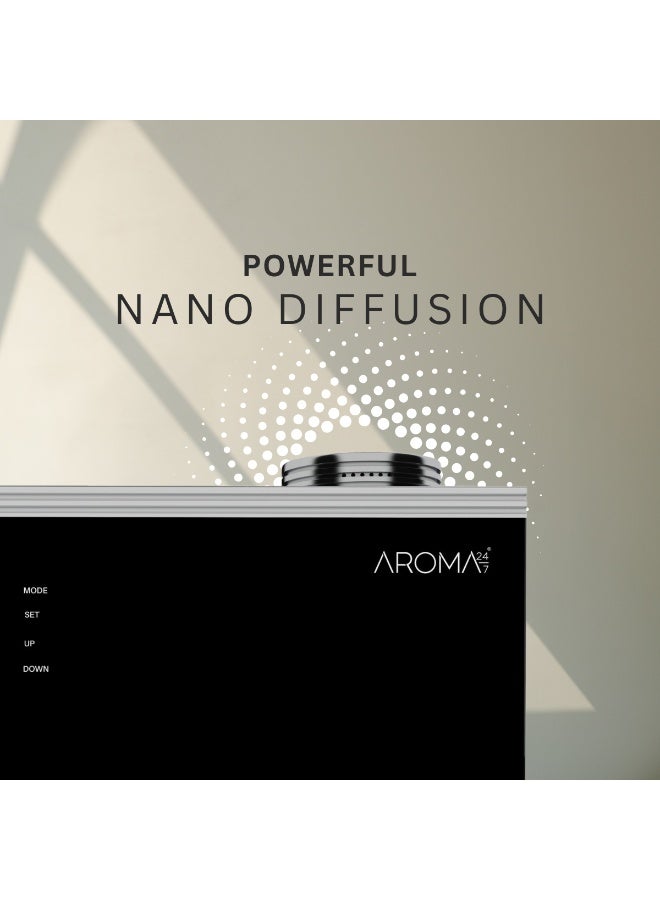 AROMA 24/7 Scent Diffuser for Home and Office – Waterless Nano Diffusion Technology, Luxury Aroma Machine with Wide Coverage & Long-Lasting Scent, Quiet & Easy to Refill - Image 4