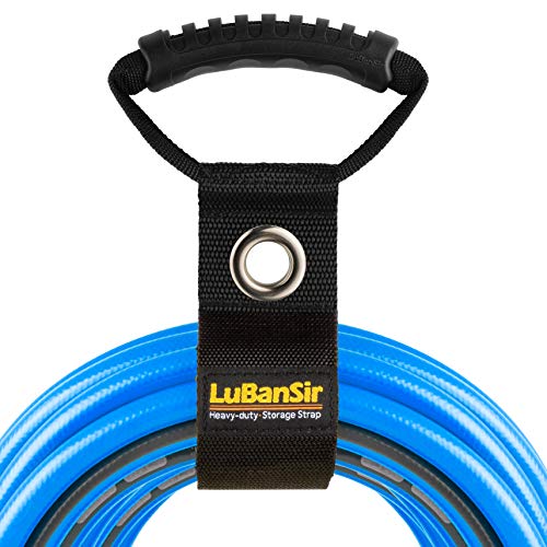 LuBanSir 3 Pack Extension Cord Organizer, 22" Portable Hook and Loop Storage Straps with Grommet Fit Extension Cords, Cables, Ropes, Garden Water Hoses Carrying and Hanging - Image 1
