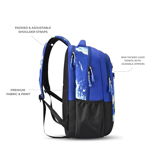 Gear New Mario Cartoon Backpack Set for Elementary and Middle School Students â€“ 38-Piece School Bag, Dual-Shoulder Backpack, Single Shoulder Bag, and Pen Case - Image 3