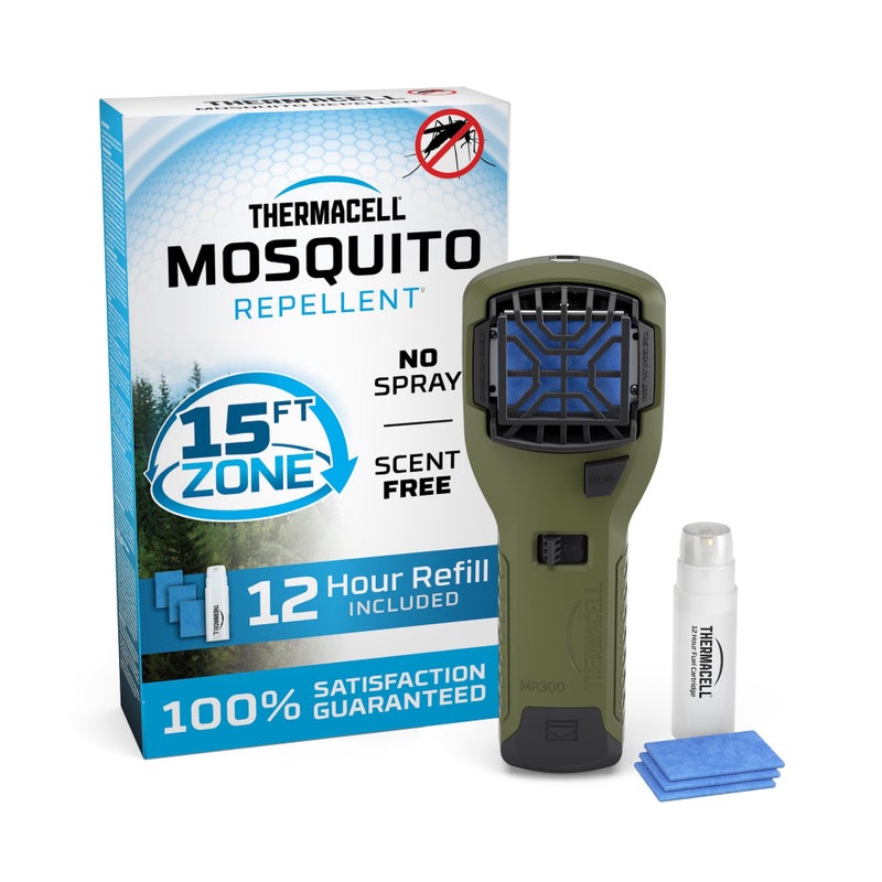 Thermacell Mosquito Portable Repeller; Includes 12-Hour Refill; 15 Foot Zone of Protection; Highly Effective Mosquito Repellent; Deet Free Bug Spray Alternative; Scent Free - Image 1