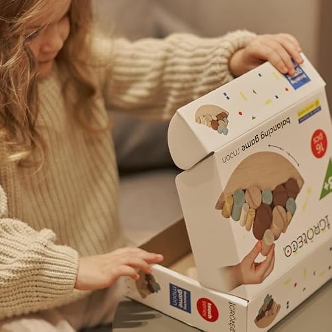 MOON BALANCER | 16 PIECES WOODEN EDUCATIONAL WOODEN TOY - Image 3