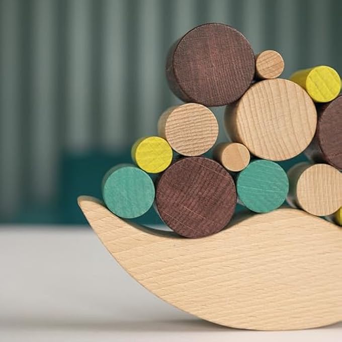 MOON BALANCER | 16 PIECES WOODEN EDUCATIONAL WOODEN TOY - Image 5