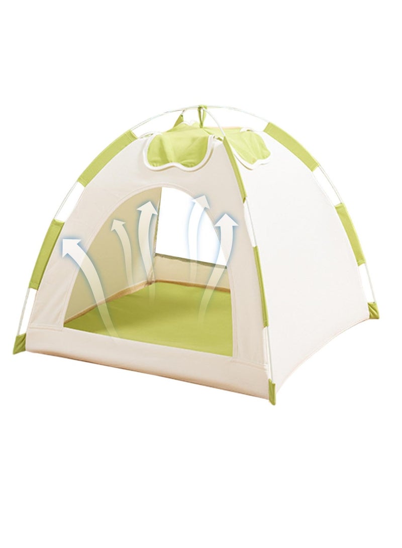 Excefore Pet Tent Beds, Foldable Indoor Dog House, Cat Bed Cave, Breathable Resting Tent Bed, Pet Sleeping Bed for Garage, Porch, Balcony, and Hallway - Image 1