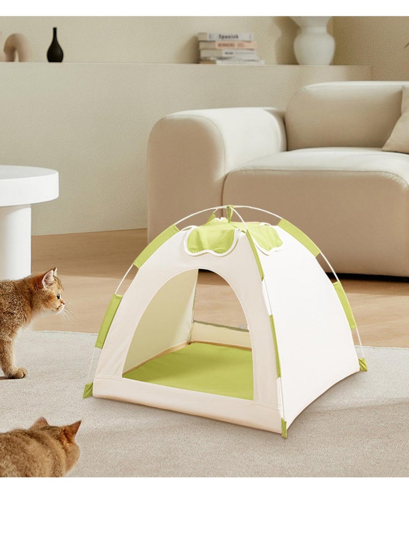 Excefore Pet Tent Beds, Foldable Indoor Dog House, Cat Bed Cave, Breathable Resting Tent Bed, Pet Sleeping Bed for Garage, Porch, Balcony, and Hallway - Image 2