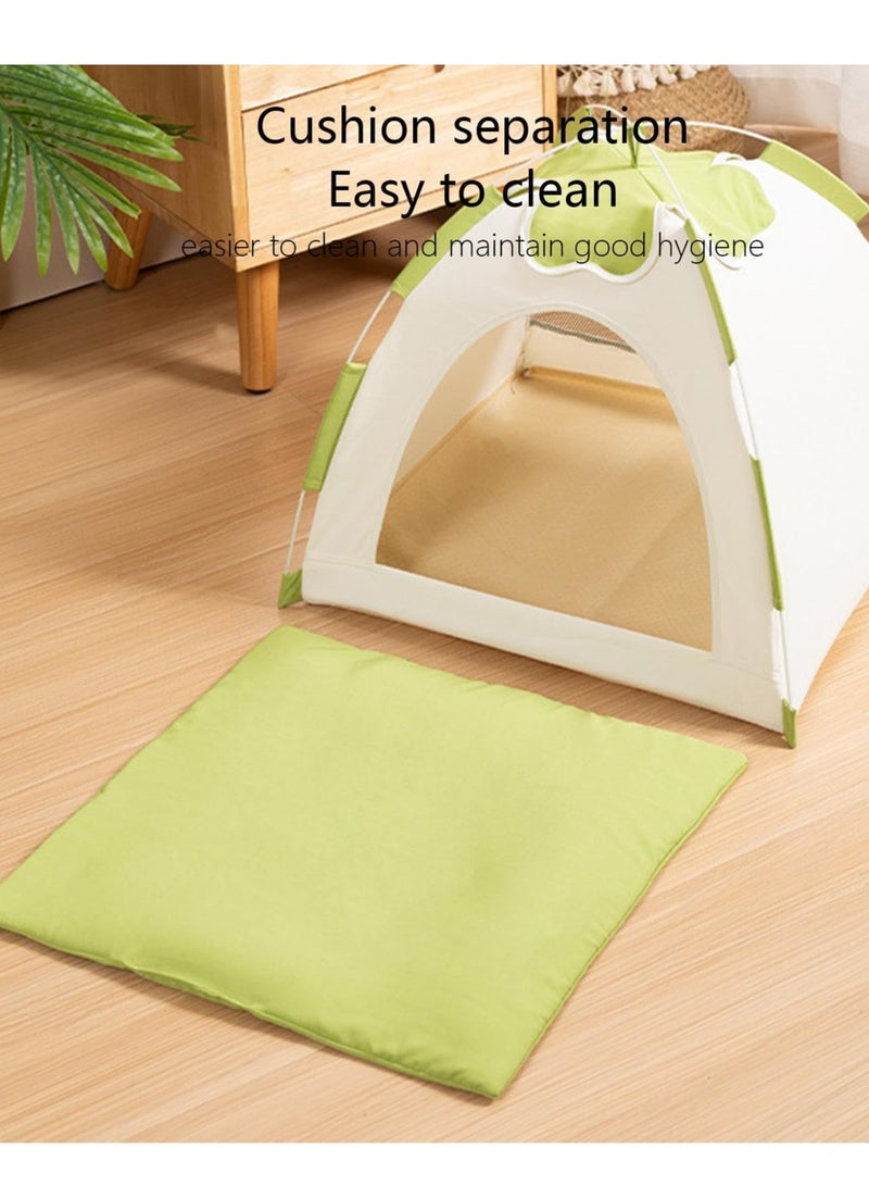 Excefore Pet Tent Beds, Foldable Indoor Dog House, Cat Bed Cave, Breathable Resting Tent Bed, Pet Sleeping Bed for Garage, Porch, Balcony, and Hallway - Image 4