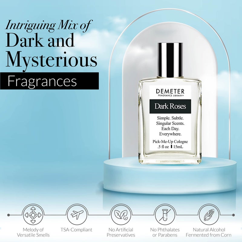 DEMETER Fragrance's Dark Flowers Humongous Miniature Set of 4 - Witching Hour - Dark Roses - Vampire Blooms - Transfixed - Perfume Sampler Set for Women - Image 5