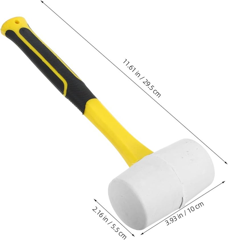 500g Rubber Mallet Non Slip Flooring Installation Woodworking Hammer Durable Tool - Image 3