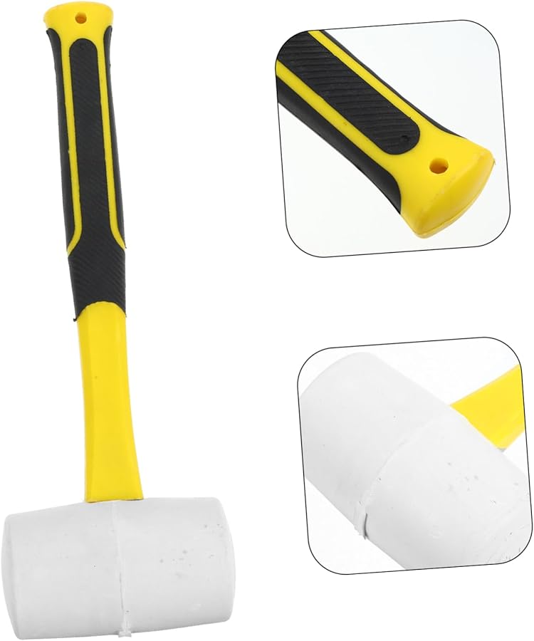 500g Rubber Mallet Non Slip Flooring Installation Woodworking Hammer Durable Tool - Image 4