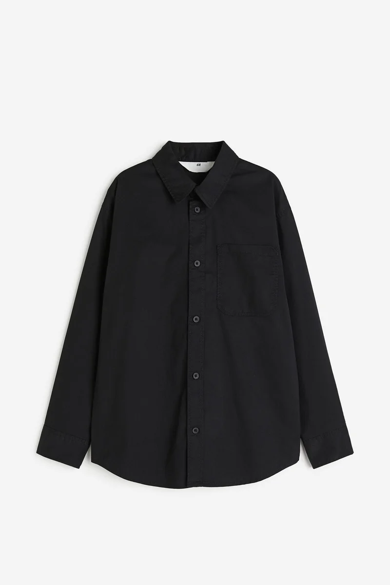 اتش اند ام قميص من القطن