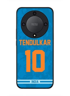 Cover for Honor X9a 5G Case , Rugged Black Slim fit Soft Flexible Thin Protective Phone Cases - Player Name - Sachin Tendulkar, Jersey Number- 10