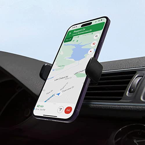 Kenu Airframe Ultra with InstaGrip tech Universal Smartphone Car Vent Mount Holder for All iPhone Android Pixel Samsung LG Huawei Xiaomi Oppo OnePlus Black Large to XL Phones - Image 3