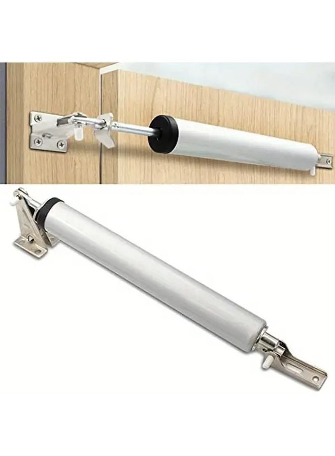 Aluminum Pneumatic Door Closer Adjustable Speed Hold Open Polished Metal Finish Variant1 - Image 2