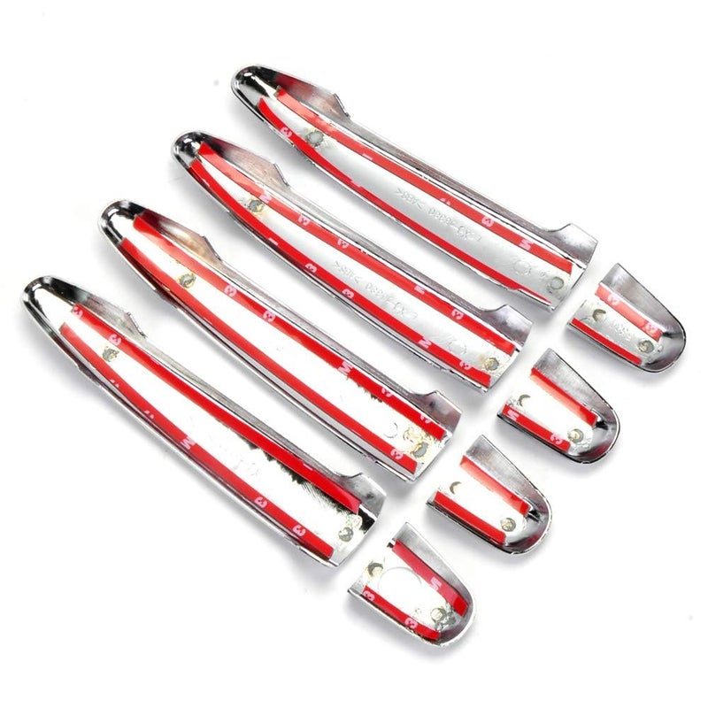 ADWAIT Car Handle Latch Cover Scratch Guard Chrome Finish Front & Rear Both Side Door Handle for Maruti Suzuki Grand Vitara - Image 3