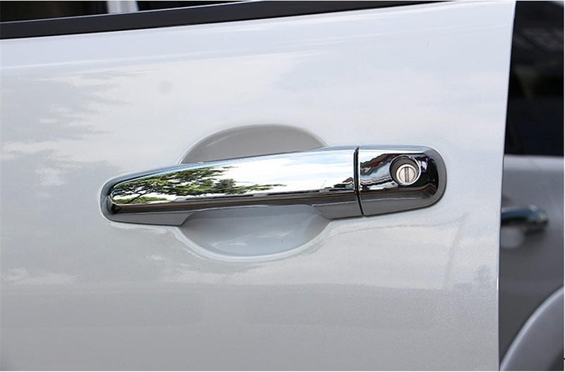 ADWAIT Car Handle Latch Cover Scratch Guard Chrome Finish Front & Rear Both Side Door Handle for Maruti Suzuki Grand Vitara - Image 5