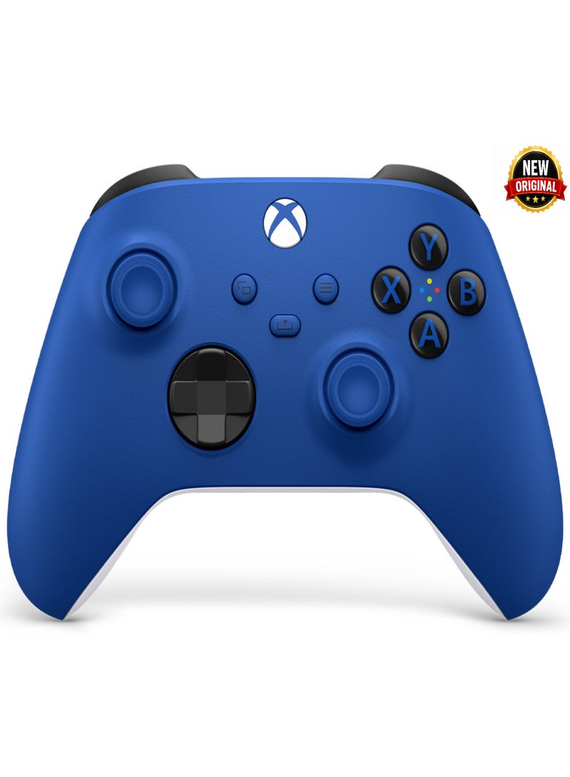 مايكروسوفت وحدة تحكم لاسلكية Microsoft Xbox لأجهزة Xbox Series X/S وXbox One وWindows 10/11 وAndroid وiOS، باللون الأزرق - جديدة وأصلية - Image 1