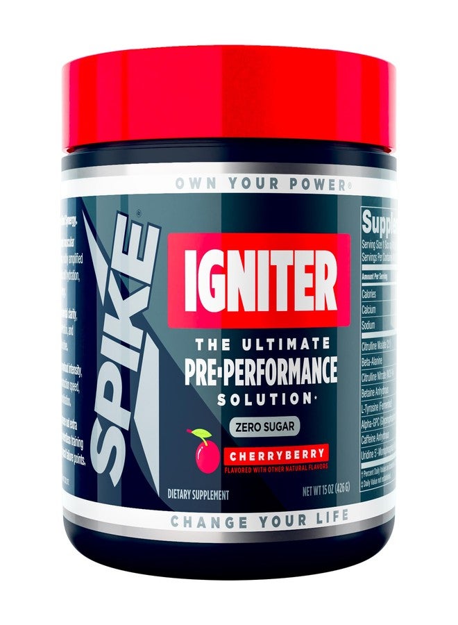 Spike Igniter Hardcore Energy, 20/40 Servings, CherryBerry - Image 1