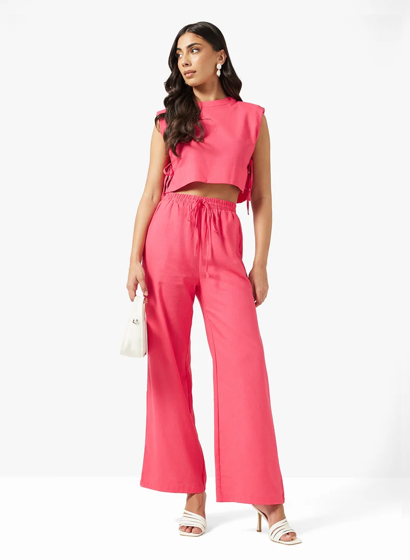 ELLA Cropped Top &amp; Pant Set