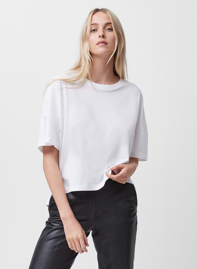 French Connection Tally Jersey Crew Neck T-Shirt  - Image 1