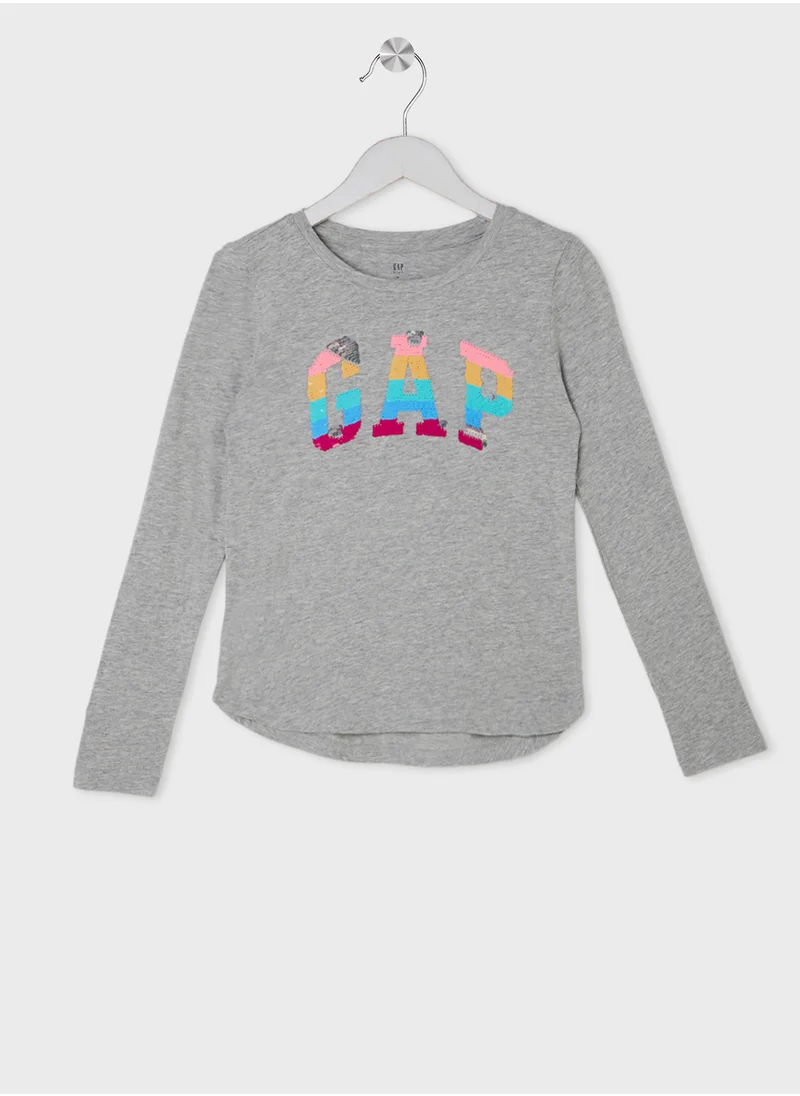 GAP T - Shirt Gap Logo Gray