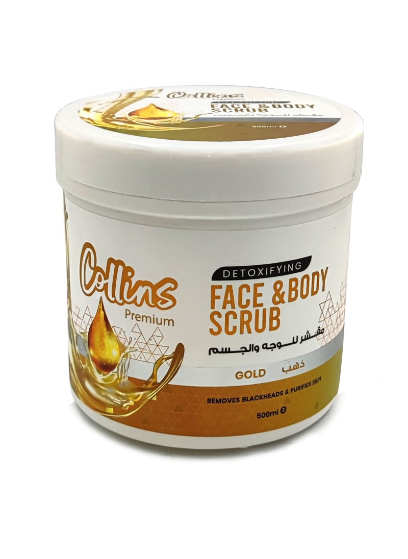 Collins Premium - Face & Body Scrub 500ml - Gold - pzsku/Z417F0A45B4F24FE0ECE5Z/45/_/1659439887/02afdc7e-3808-40c2-bdb3-01ef6893e1e3