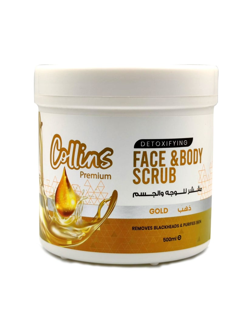 Collins Premium - Face & Body Scrub 500ml - Gold - pzsku/Z417F0A45B4F24FE0ECE5Z/45/_/1659439887/06013e3c-0001-4410-ab7e-a049ad7d178d