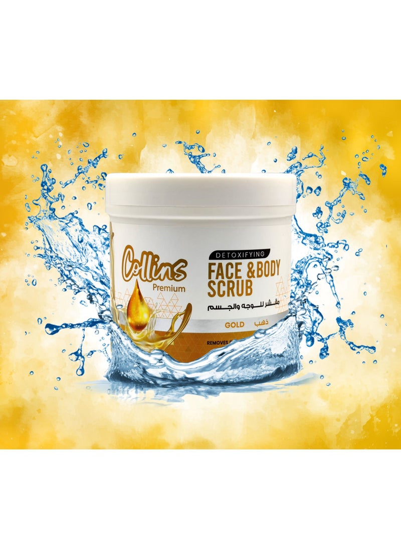 Collins Premium - Face & Body Scrub 500ml - Gold - pzsku/Z417F0A45B4F24FE0ECE5Z/45/_/1659439887/a25ae9f4-74e1-4ef4-b3fa-0e45cf7c523f