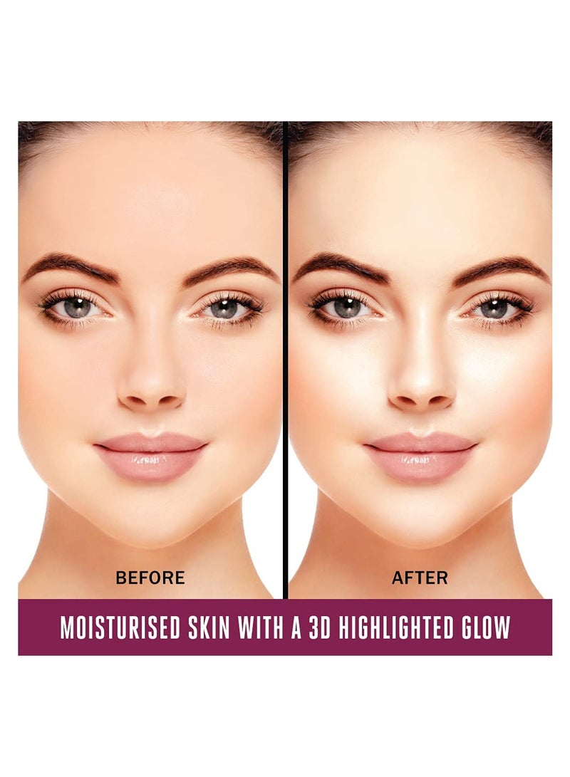 لاكمي كريم لاكمي لومي - كريم للوجه مع مرطب + هايلايتر، غني بالنياسيناميد وحمض الهيالورونيك ديوي روز، 30 جم - Image 5