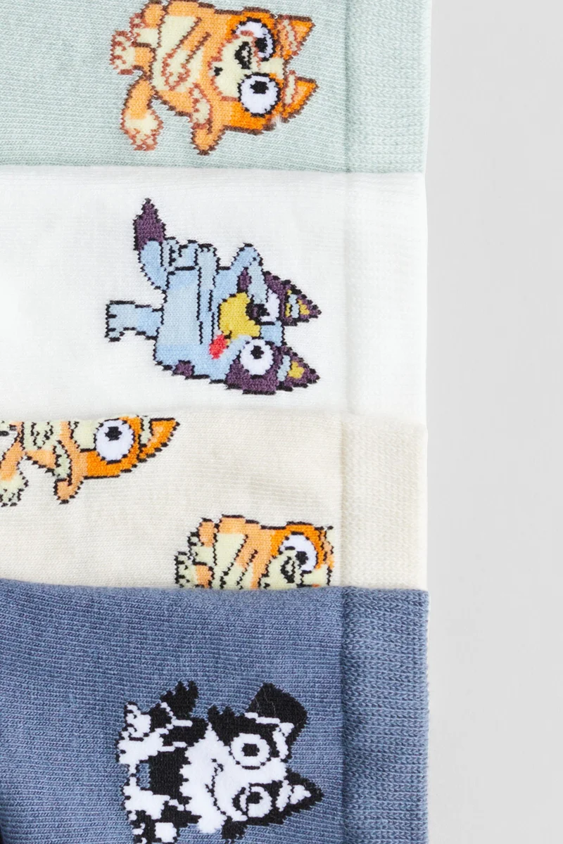 اتش اند ام جوارب منقوشة - عبوّة من 5 قطع