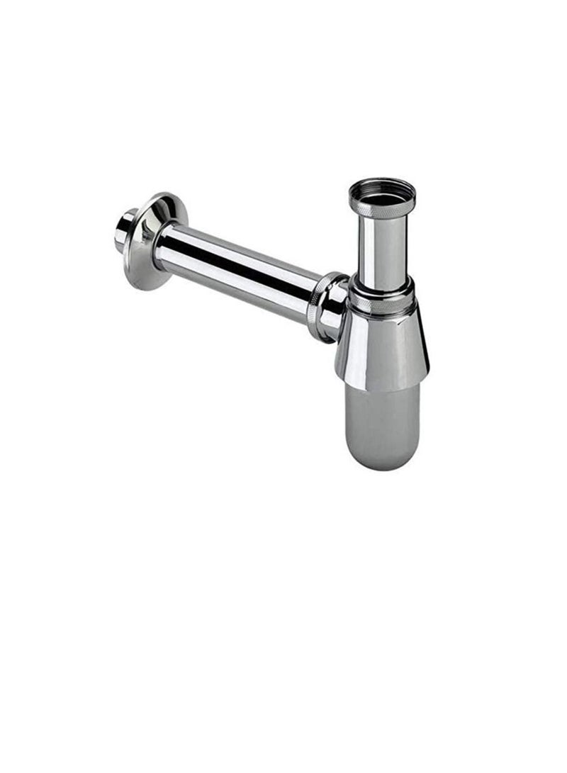 Viega 100 674 NW Chrome CP Bottle Trap (11/4in, 32mm)  - Image 1
