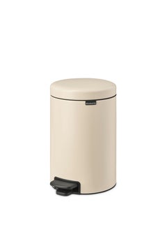 brabantia سلة مهملات بدواسة ذات إغلاق ناعم سعة 12 لترًا مع دلو داخلي بلاستيكي  - Image 1