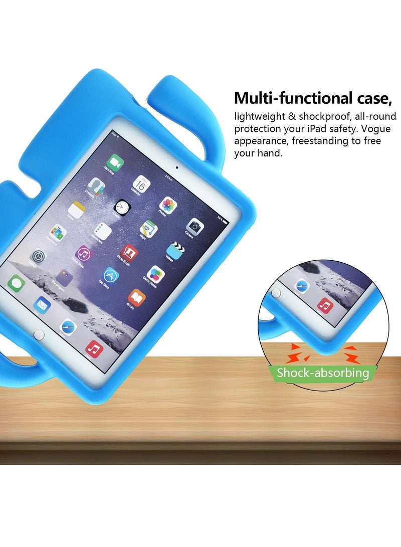 FOCUS iPad MINI-6 Case Shockproof Heavy Duty Cute Cover for Boys Girls Anti-Fingerprint, Lightweight, Dust Proof, Heavy Duty/Full body Protection, Blue - Image 3