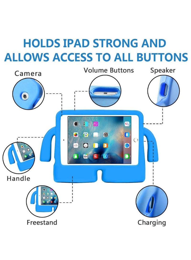 FOCUS iPad MINI-6 Case Shockproof Heavy Duty Cute Cover for Boys Girls Anti-Fingerprint, Lightweight, Dust Proof, Heavy Duty/Full body Protection, Blue - Image 5